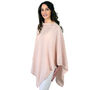 Pastel Pink 100% Cashmere Multi Ways Button Poncho Gift Boxed, thumbnail 1 of 5