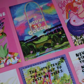 'Pink Pony Club' Chappell Roan Inspired Lyric Print, 2 of 4