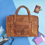 Leather Weekend Bag, thumbnail 3 of 11