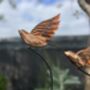 Handmade Copper Bird Garden Sculptures – Set Of Three, thumbnail 3 of 7
