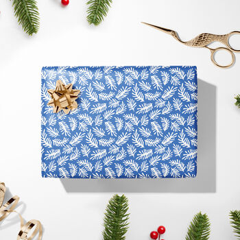 Luxury Matisse Inspired Wrapping Paper Leaves, 6 of 10