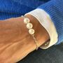 Personalised Pearl Wedding Anniversary Bracelet, thumbnail 1 of 2