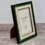 Natalini Dark Green Chequered Photo Frame, thumbnail 1 of 4