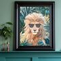 Custom Set Animal Jungle Prints Personalised Art Gift, thumbnail 10 of 12