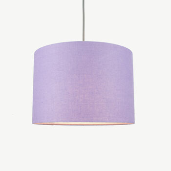 Linen Lavender Lampshade, 2 of 8