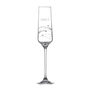 Personalised Spiral Champagne Flute With Crystals, thumbnail 1 of 5