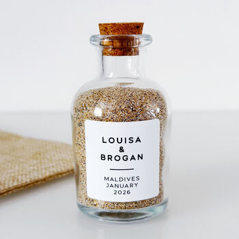 Holiday Sand Bottle With Personalised Label, 5 of 12