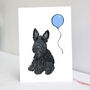 Scottish Terrier Birthday Card, thumbnail 1 of 9