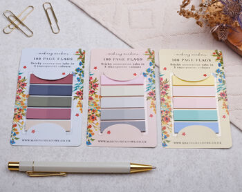 Transparent Sticky Page Flags Colourful Annotation Tabs For Study And Office, 3 of 3