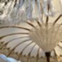Cream And Gold Hand Painted Balinese Parasol, thumbnail 4 of 4