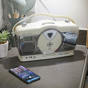 Retro Style CD Player And Radio, 4 of 9