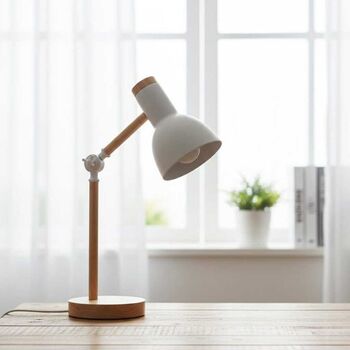 Mint Green Scandinavian Desk Lamp | Adjustable Light, 3 of 7
