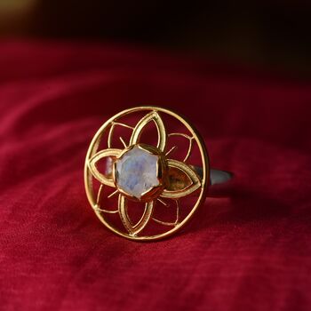 Bali Moonstone Ring, 2 of 3