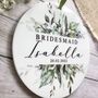 Flower Girl, Bridesmaid Personalised Plaque, thumbnail 2 of 3