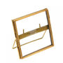 Square Standing Brass Frame 8x8cm, thumbnail 2 of 2