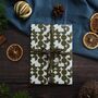 Spotty Christmas Wrapping Paper And Gift Tag Set, thumbnail 1 of 12