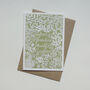 'Paradise Garden' Greetings Card, thumbnail 4 of 4