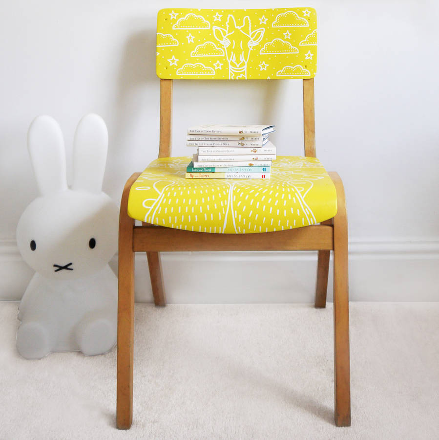 upcycled child's school chair by handsome vintage | notonthehighstreet.com