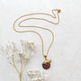 Gold Dinosaur And Rock Necklace, thumbnail 9 of 9