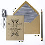 'All I Want For Christmas Is You' Christmas Card, thumbnail 1 of 3