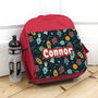 Personalised Kids Red Backpack, thumbnail 1 of 2