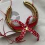 Personalised Christmas Snowflake Lucky Wedding Horseshoe, thumbnail 2 of 2