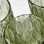 Set Of Four Green Leaf Patterned Highball Glasses, thumbnail 4 of 7