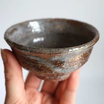 Handcrafted Wood Fired Tea Bowl 150ml, 3 of 6