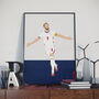 Harry Kane World Cup England Football Print, thumbnail 1 of 4