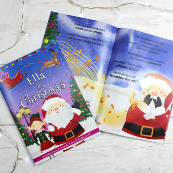 Personalised Girls 'It's Christmas' Story Book, 2 of 8