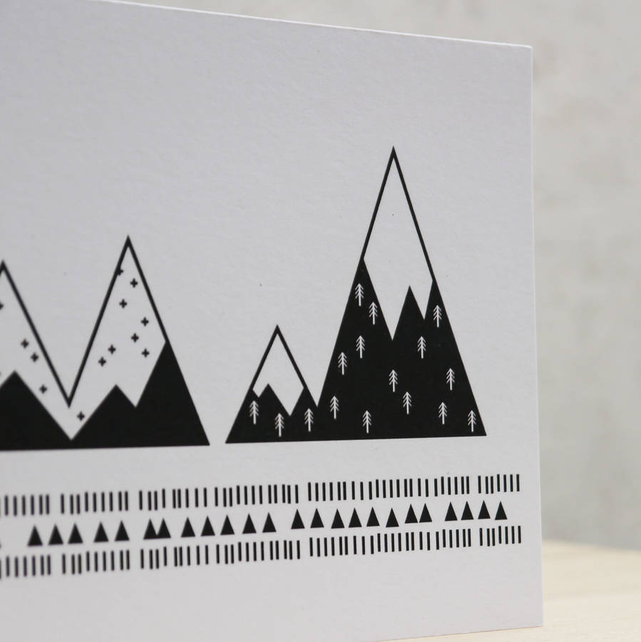 set of four minimal postcards by rosie o'neill | notonthehighstreet.com