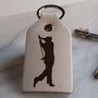 Golf Key Ring In Leather, thumbnail 1 of 12
