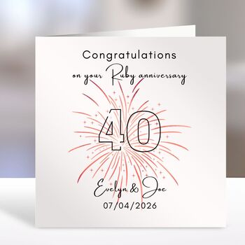 Anniversary Card, 4 of 7