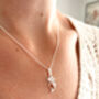 Sterling Silver Mermaid Pendant Necklace, thumbnail 6 of 7