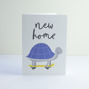 Tortoise 'New Home' Greetings Card, 2 of 3