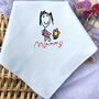 Personalised Kid's Drawing Handkerchief Keepsake Gift, thumbnail 1 of 5