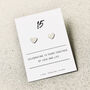 Sterling Silver 15th Anniversary Heart Earrings, thumbnail 3 of 4