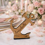 Oak Veneer Anchor Wedding Place Names Settings, thumbnail 1 of 3