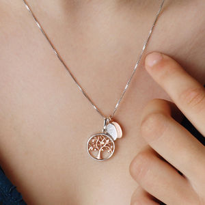 gold tree of life locket