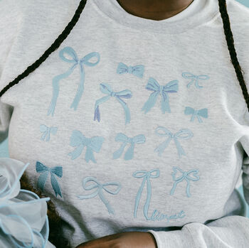Bows Embroidered Sweatshirt, 11 of 12