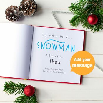 I’d Rather Be A Snowman – Personalised Storybook, 8 of 10