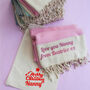 Personalised Cotton Throw, Cotton Anniversary Gift, thumbnail 11 of 12