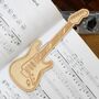 Stratocaster Shape Birch Bookmark, thumbnail 1 of 3