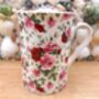 Set Of Six Straight Mugs In Assorted Floral Designs, thumbnail 4 of 10