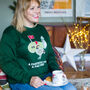 Funny Golf Unisex Christmas Jumper, thumbnail 2 of 9