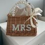 Personalised Wicker Pearl Bridal Hen Party Bag, thumbnail 3 of 4