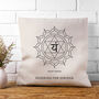 Personalised Diwali Heart Chakra Cushion Cover, thumbnail 1 of 3