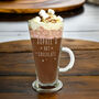 Personalised Stars Hot Chocolate Latte Glass, thumbnail 3 of 4