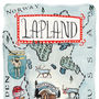 Map Of Lapland Christmas Card, thumbnail 2 of 3
