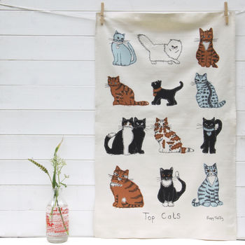 Cats Tea Towel, 3 of 4